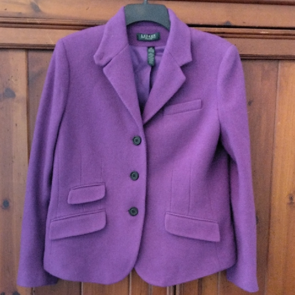 Lauren Ralph Lauren Petite Wool Blazer Size 14p